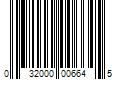 Barcode Image for UPC code 032000006645