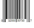 Barcode Image for UPC code 032000007307