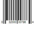 Barcode Image for UPC code 032000007864