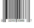 Barcode Image for UPC code 032000008687