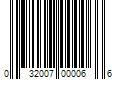 Barcode Image for UPC code 032007000066