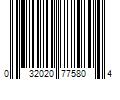 Barcode Image for UPC code 032020775804