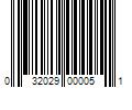 Barcode Image for UPC code 032029000051