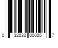 Barcode Image for UPC code 032030000057