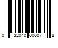 Barcode Image for UPC code 032040000078