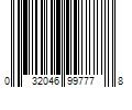 Barcode Image for UPC code 032046997778