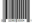 Barcode Image for UPC code 032060000041