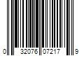 Barcode Image for UPC code 032076072179