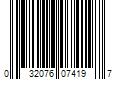 Barcode Image for UPC code 032076074197