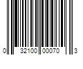 Barcode Image for UPC code 032100000703