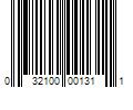 Barcode Image for UPC code 032100001311