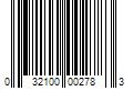 Barcode Image for UPC code 032100002783