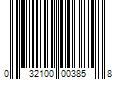 Barcode Image for UPC code 032100003858