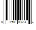 Barcode Image for UPC code 032100006644