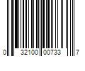 Barcode Image for UPC code 032100007337