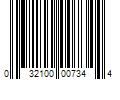 Barcode Image for UPC code 032100007344