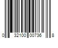 Barcode Image for UPC code 032100007368