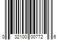 Barcode Image for UPC code 032100007726