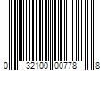 Barcode Image for UPC code 032100007788