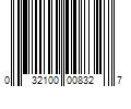 Barcode Image for UPC code 032100008327