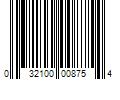 Barcode Image for UPC code 032100008754