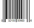 Barcode Image for UPC code 032100009836