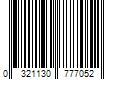 Barcode Image for UPC code 0321130777052