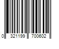 Barcode Image for UPC code 0321199700602