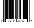 Barcode Image for UPC code 032134217009