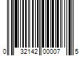 Barcode Image for UPC code 032142000075