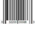 Barcode Image for UPC code 032200000863