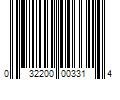 Barcode Image for UPC code 032200003314