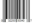 Barcode Image for UPC code 032200003437