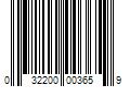 Barcode Image for UPC code 032200003659