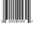 Barcode Image for UPC code 032200004304