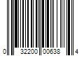 Barcode Image for UPC code 032200006384