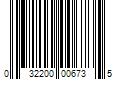 Barcode Image for UPC code 032200006735