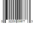 Barcode Image for UPC code 032200006773