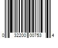 Barcode Image for UPC code 032200007534