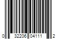 Barcode Image for UPC code 032206041112