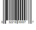 Barcode Image for UPC code 032218000077