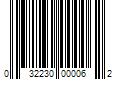 Barcode Image for UPC code 032230000062