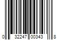 Barcode Image for UPC code 032247003438