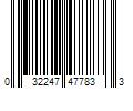 Barcode Image for UPC code 032247477833