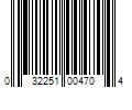 Barcode Image for UPC code 032251004704