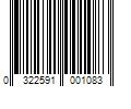 Barcode Image for UPC code 0322591001083