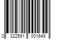 Barcode Image for UPC code 0322591001649