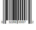 Barcode Image for UPC code 032268000072