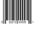 Barcode Image for UPC code 032272000051