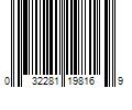 Barcode Image for UPC code 032281198169